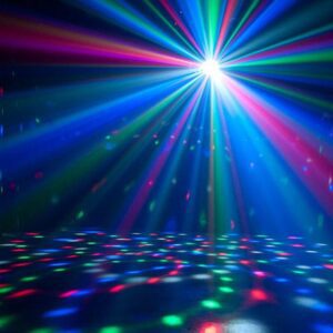 Abstract Twister 5 dancefloor light